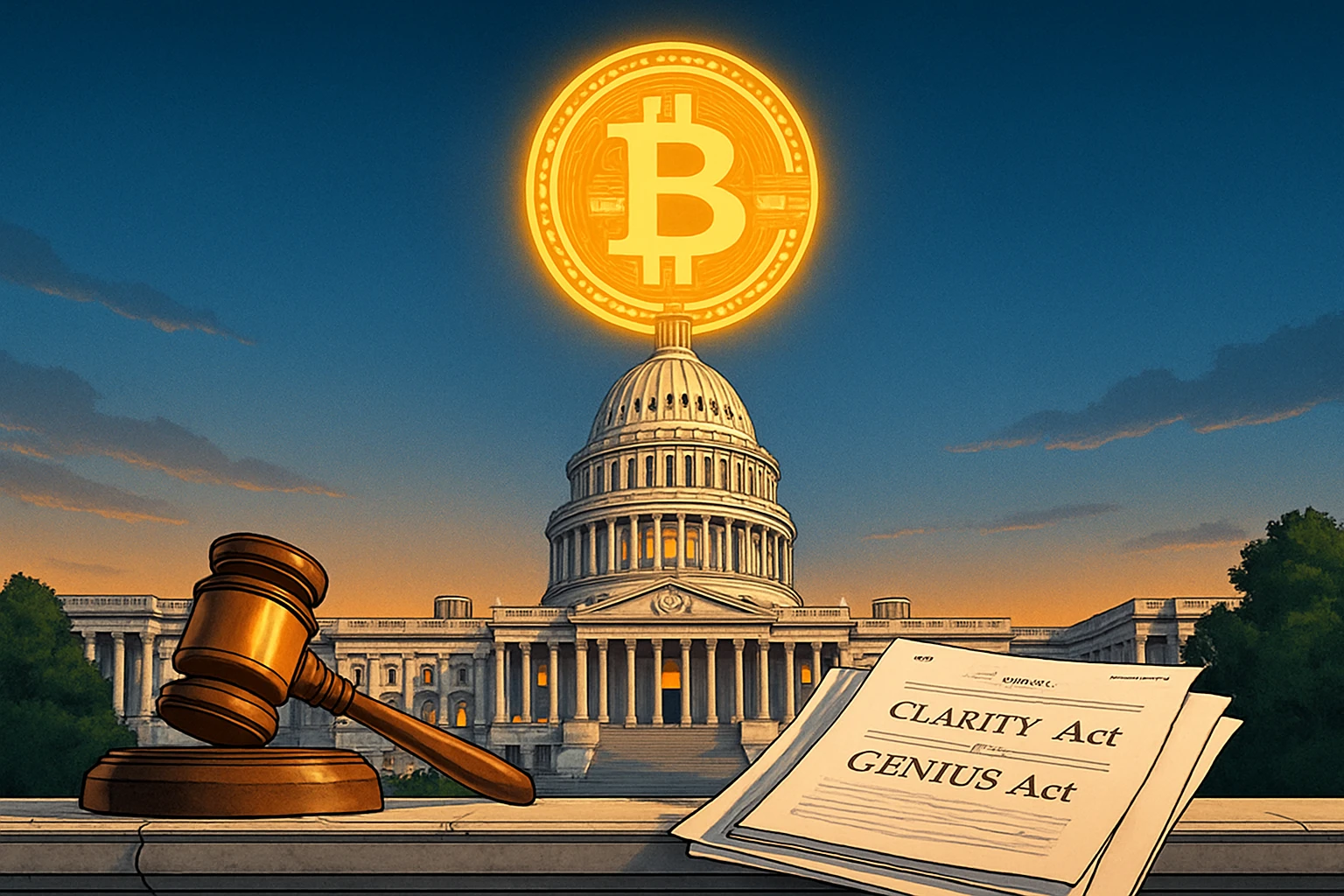 Meilenstein! Die Vereinigten Staaten verabschieden drei Kryptowährungsgesetze: GENIUS Stable Currency, Clarity Regulation und Anti-CBDC-Gesetz, die Trump zur Unterzeichnung vorgelegt werden